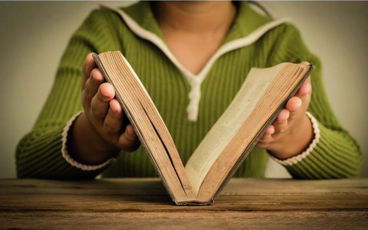 She is an open book